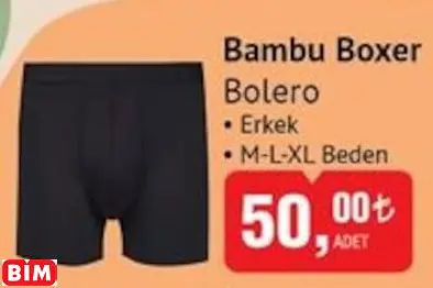 BOLERO BAMBU BOXER BOLERO BAMBU BOXER